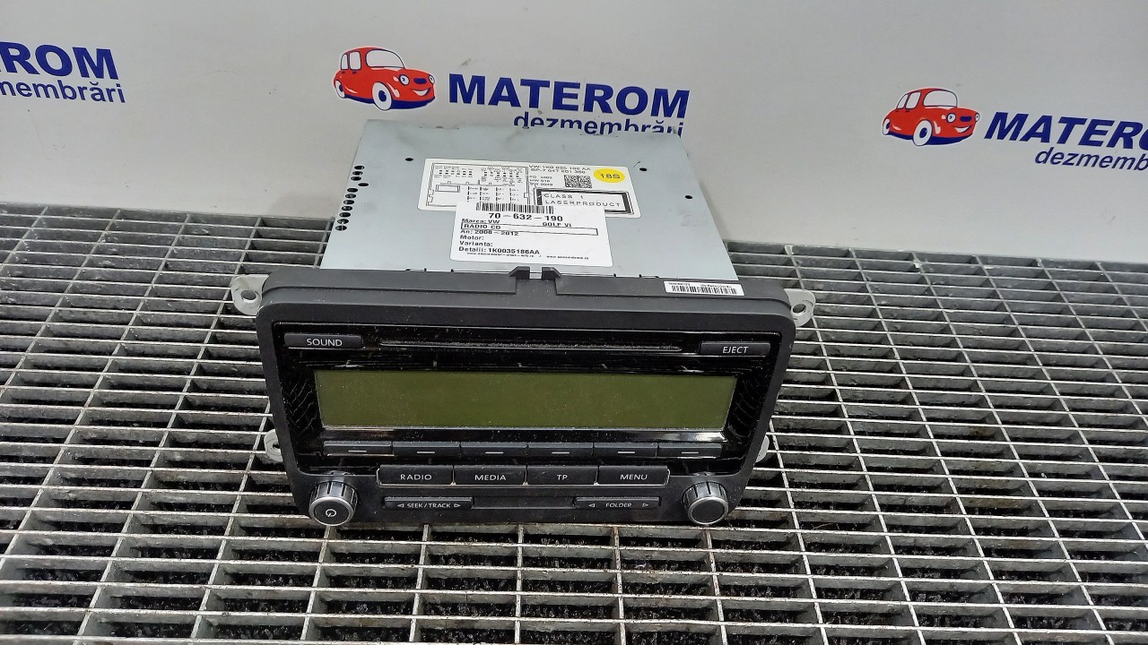RADIO CD VW GOLF VI - - (2008 2012)