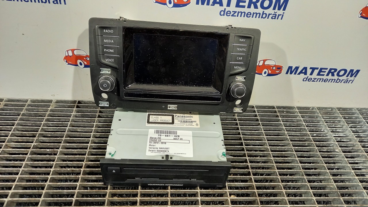 RADIO CD VW GOLF VII GOLF VII - - (2012 2016)