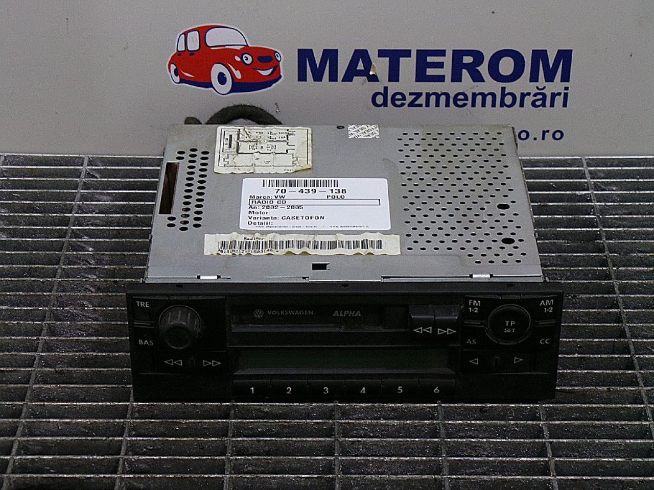 RADIO CD VW POLO POLO - - (2002 2005)