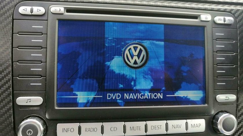 Radio cu navigatie original VW, CD / DVD player, 1K0 035 198 C (RNS2 MFD2)