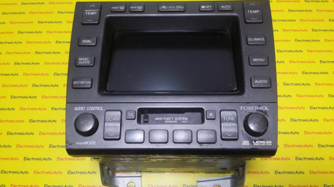 Radio, Display Navigatie Lexus GS, 8611130180, 1340000840C101, 16200032