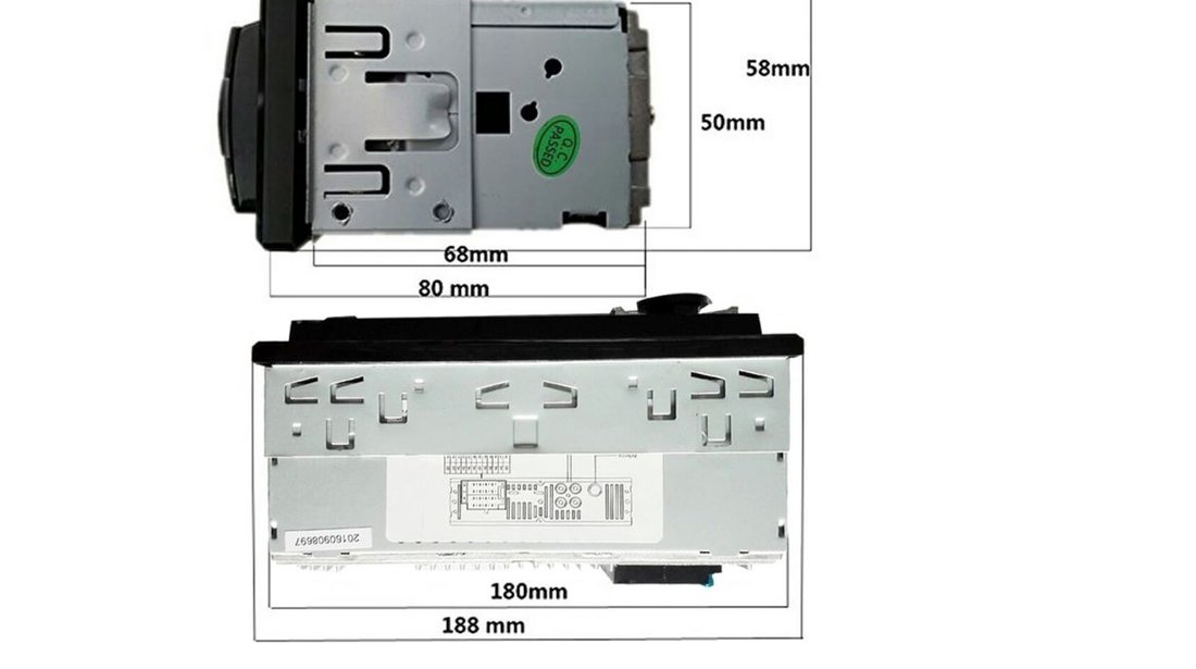 Radio MP3 Player auto Bluetooth JSD 520