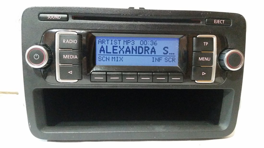 Radio Mp3 Player OEM Volkswagen Rcd210 Passat Golf Eos Jetta