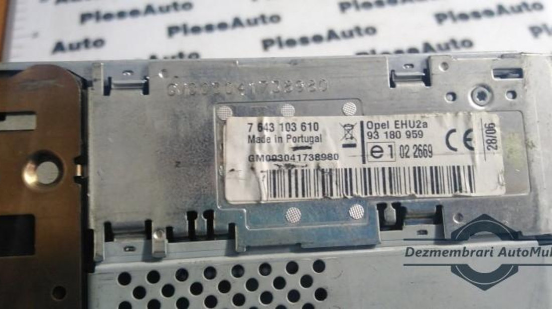 Radio Opel Astra H (2004-2009) 93180959