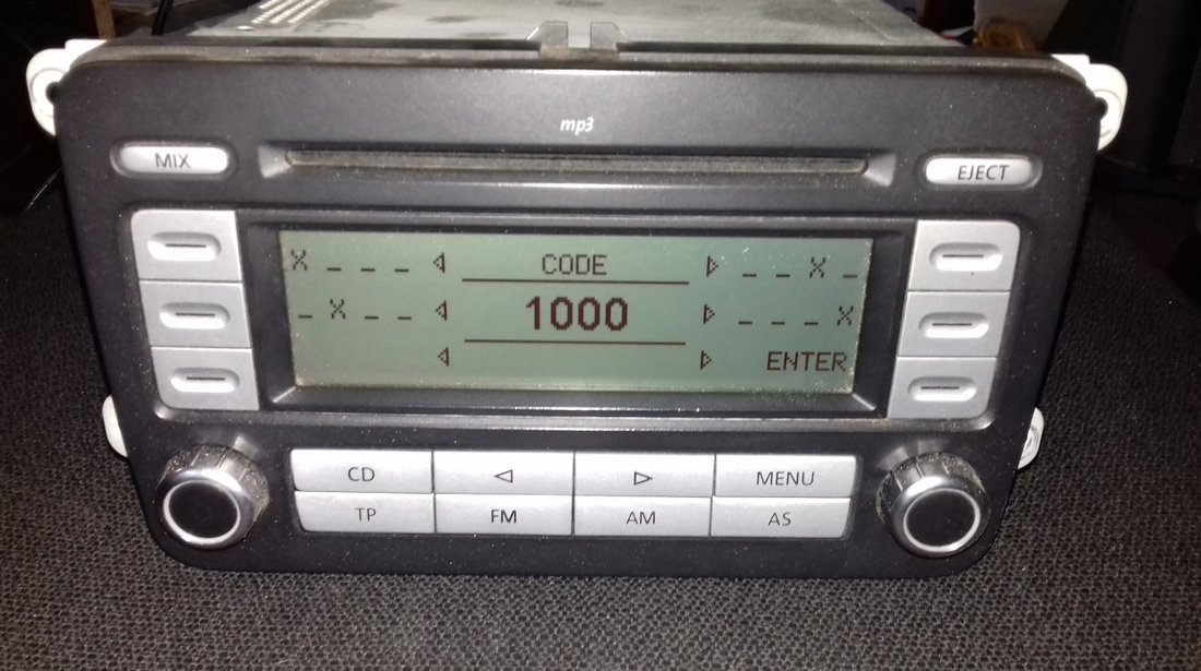 Radio RCD 300 Mp3 Grundig, original VW Passat B6, Golf5, Caddy, Touran