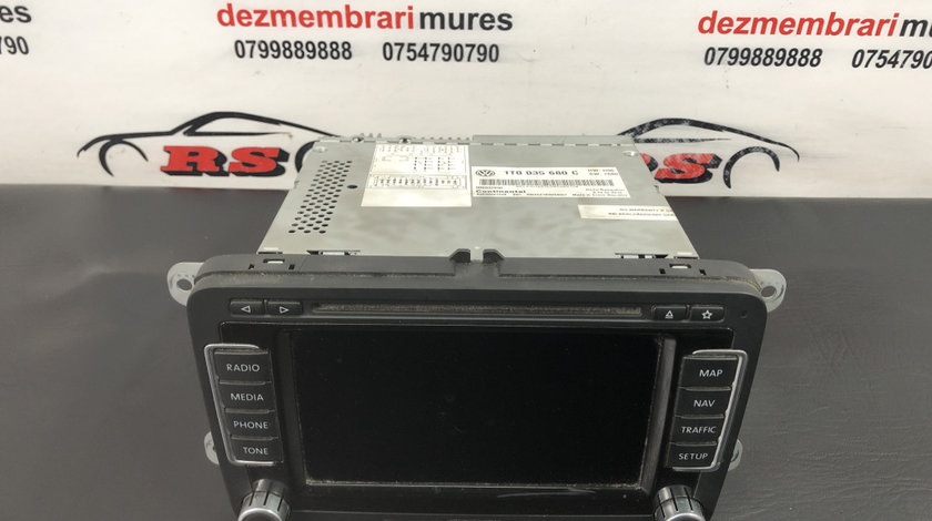 Radio RNS 510 VW Passat B7 1.4TSI Sedan sedan 2011 (1T0035680C)