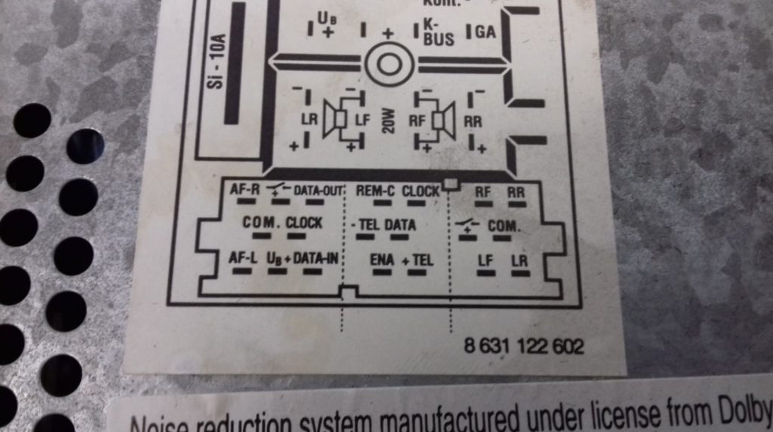 Radio Vw Passat, 1J0035186E, 8631122602