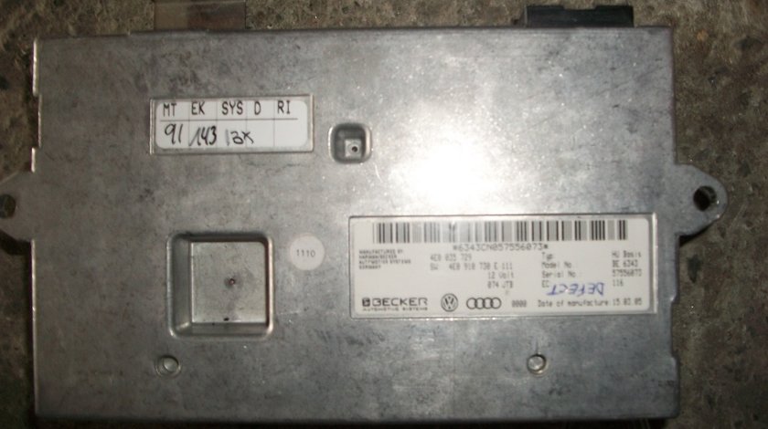 Radiobox MMI Audi A8 4.2i