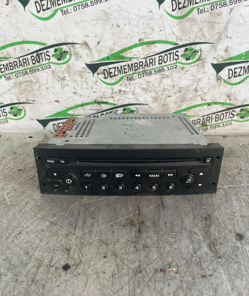 Radiocasetofon 96 545 978 XT01 Peugeot 307 [facelift] [2005 - 2008] wagon