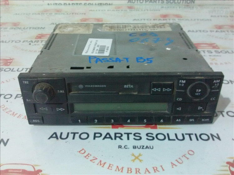 Radiocasetofon auto VOLKSWAGEN PASSAT B5 an fabr. 2002