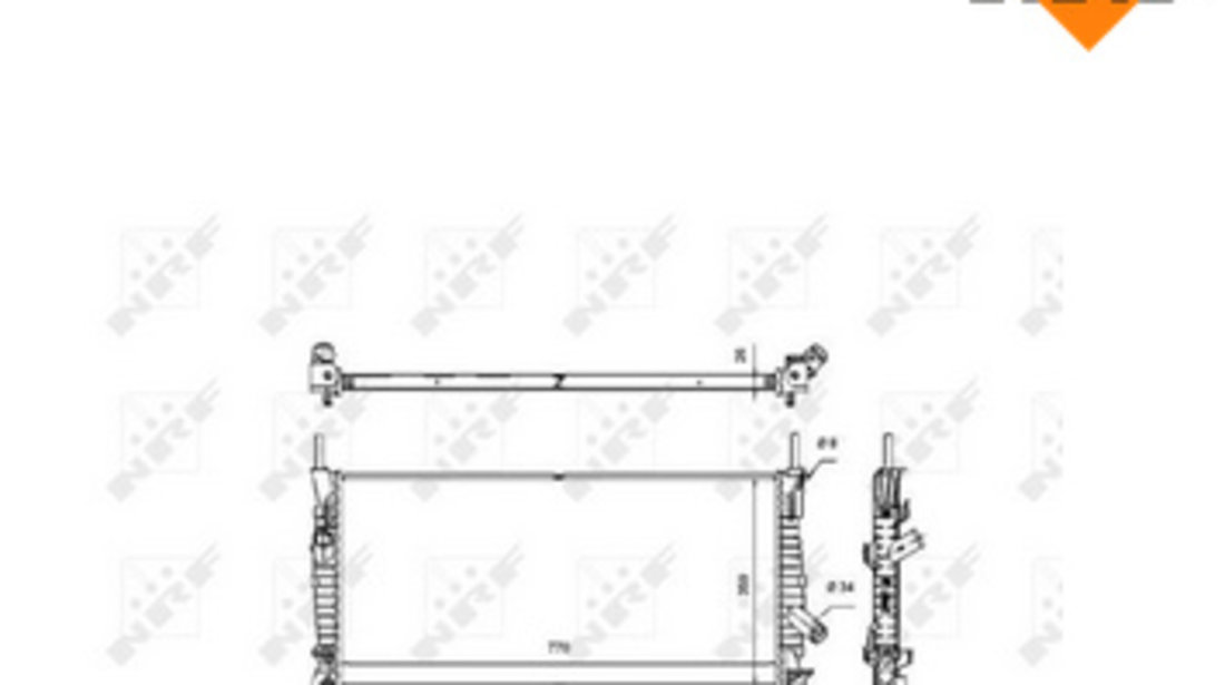 Raidator Apa Ford Transit NRF 53746 ( LICHIDARE DE STOC)
