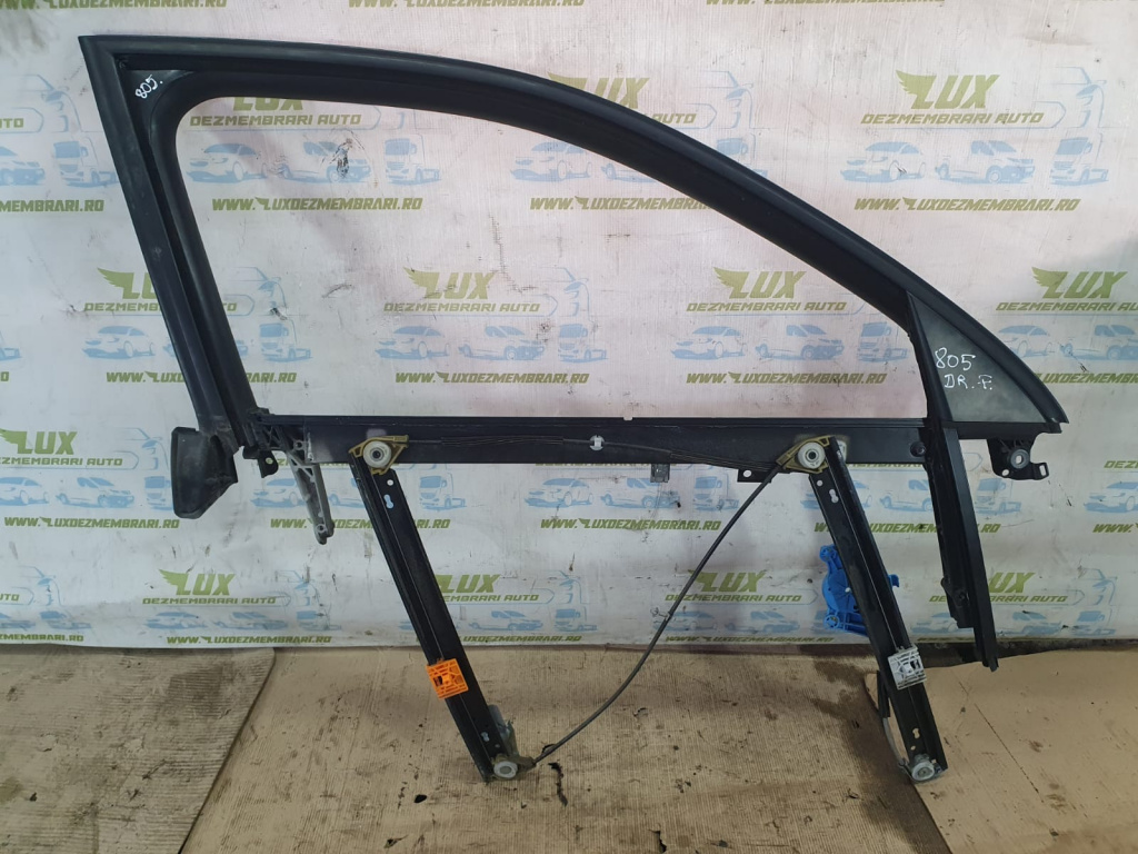Rama macara geam dreapta fata w03r0837608b 8e0837630 Seat Exeo [2009 - 2012] 2.0 tdi CAGC
