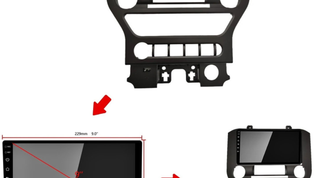 Rama Navigatie 9″ Cablaj Modul Canbus Ford Mustang 2014-2021 NV3067/ GR3 181123-1