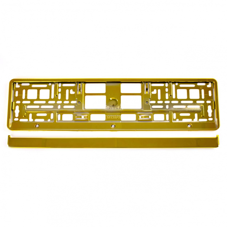 Rama Plăcuței De înmatriculare - Gold Metalic Amio 71457/01170ZL