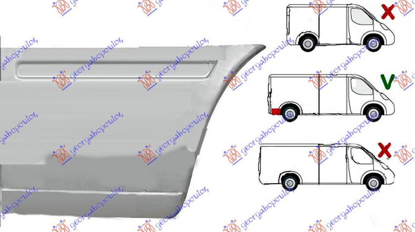 Rame Laterale-Praguri - Mercedes Sprinter 208-416 (W901-905) 1995