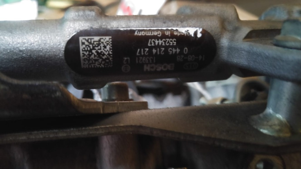 Rampa injectoare 1.3 d multijet 199b4000 fiat punto 0445214217