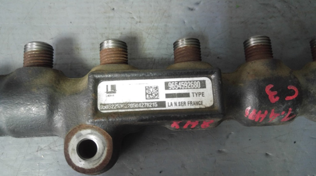 Rampa injectoare 1.4 hdi 8hx citroen c3 9654592680