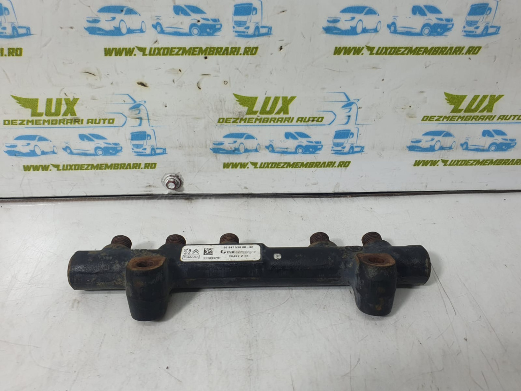 Rampa injectoare 1.6 hdi 9hz 9hr 9684753080-02 28497z01 Peugeot 3008 [2010 - 2013]