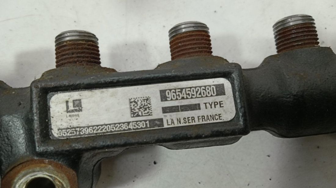 Rampa injectoare 1.6 tdci hdi g8da 9654592680 Peugeot 207 [2006 - 2009]