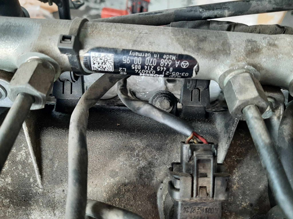 Rampa injectoare 1.7 cdi mercedes a-class w168 vaneo 414 0445214005 a6680700095