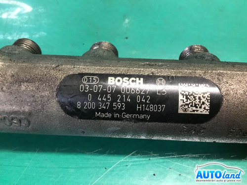 Rampa Injectoare 8200347593 2.2 DCI, 0445214042 Renault ESPACE IV JK0/1 2002
