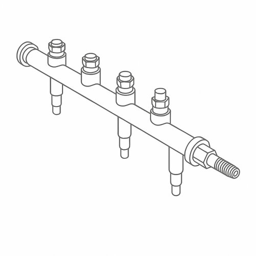 Rampa injectoare Alfa Romeo 147 (937) [Fabr 2001-2010] 55197372 1.9 CDTI Z19DTH 110 KW / 150 CP