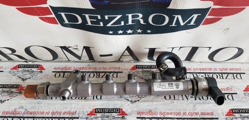 Rampa injectoare Audi A5 2.0 TDI 150 CP CJCD, CMFB cod piesa 03l130089q