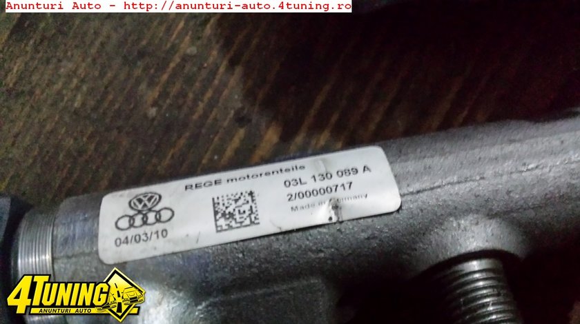 Rampa injectoare AUDI A6 4F 2.0 tdi 2008 2009 2010 2011