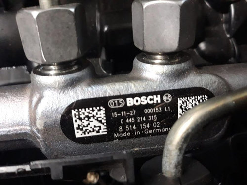 Rampa injectoare BMW 1 (F21) 120d 2.0 190 CP cod 0445214315