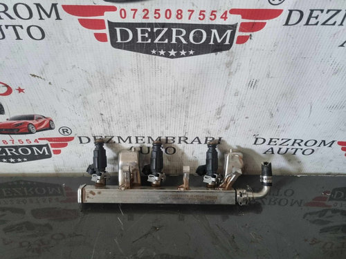 Rampa + injectoare CITROËN C1 II 1.2 VTi 82 cai motor HMZ cod piesa 9832159980 / 0280157127