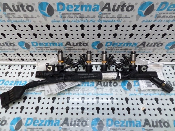 Rampa injectoare, cod 2613529F, Alfa Romeo Mito 1.4 benz, 350A1000 (id:116627)