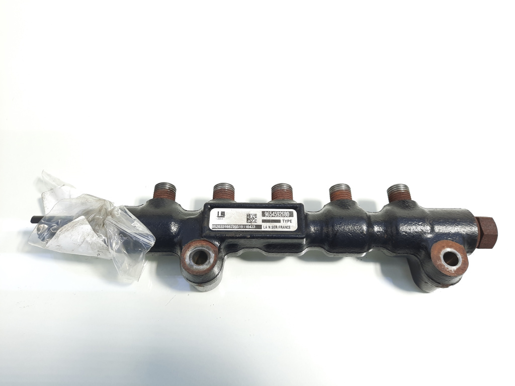 Rampa injectoare, cod 9654592680, Peugeot 307, 1.6 HDI, 9HX (9HY) (id:377960)