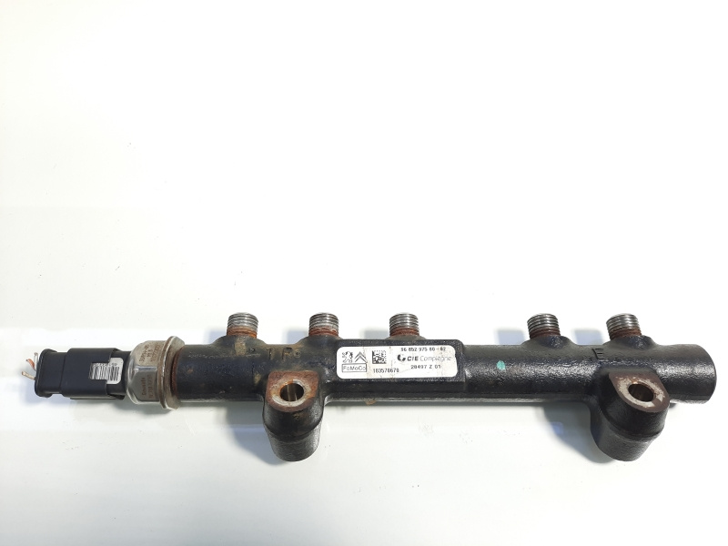 Rampa injectoare, cod 9685297580, Citroen Berlingo 2, 1.6 HDI, 9H06 (id:383770)