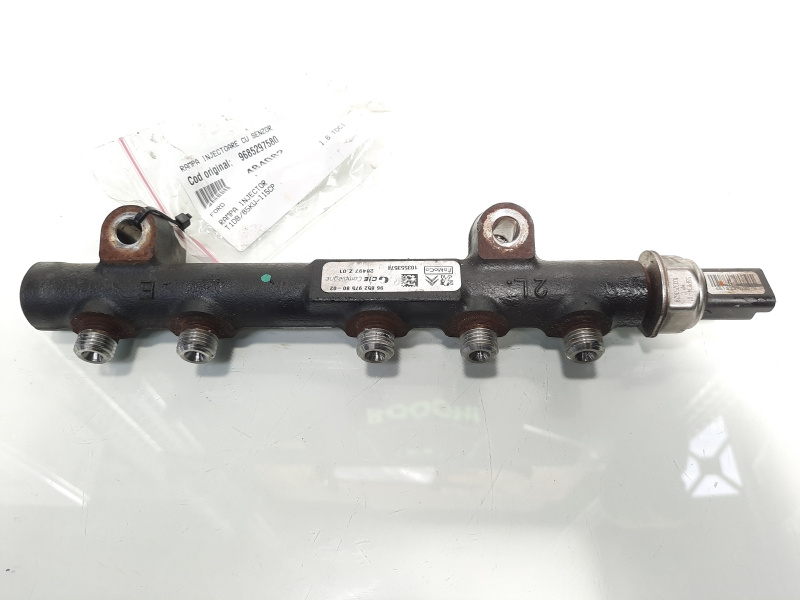 Rampa injectoare, cod 9685297580, Ford Focus 3, 1.6 tdci, (id:484082)