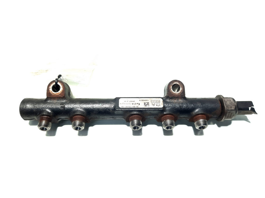 Rampa injectoare cu senzor, cod 9685297580, Ford Focus 3, 1.6 TDCI, T1DB (id:512131)