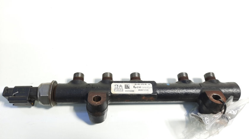 Rampa injectoare cu senzor, cod 9685297580, Ford Focus 3, 1.6 tdci, T1DB (id:426020)