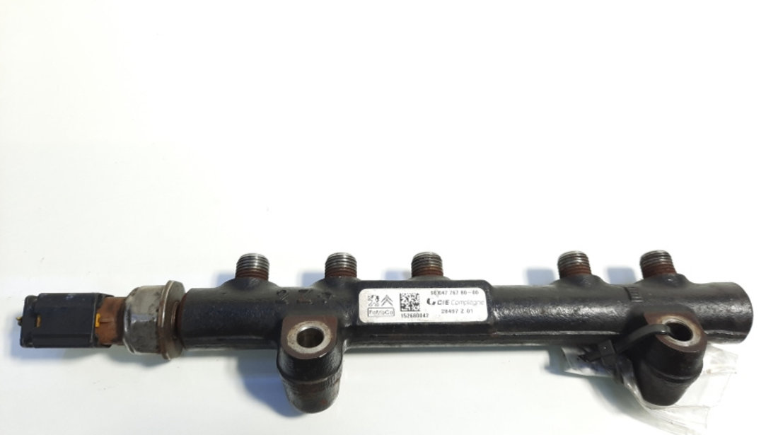 Rampa injectoare cu senzor, cod 9804776780, Ford Focus 3, 1.5 tdci, XWDB (id:438016)