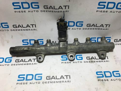 Rampa Injectoare cu Senzor Presiune Fiat Stilo 1.9JTD 2001 - 2006 COD : 0445214016