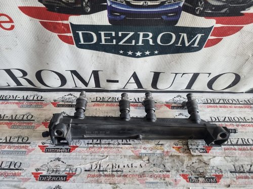 Rampa injectoare + injectoare VW Caddy III 1.6i 102 cai motor BSE cod piesa : 06A133317AS