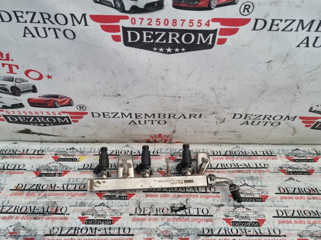 Rampa + injectoare Opel Corsa F 1.2i 75cp coduri : 9832159980 / 9676017480