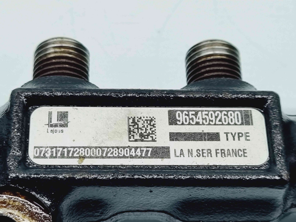 Rampa injectoare PEUGEOT 207 (WA) [Fabr 2006-2012] 9654592680 1.6 TDCI G8DA81KW / 110CP