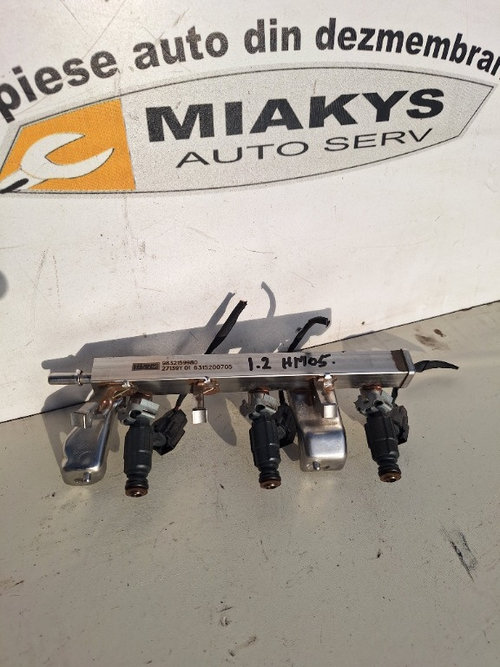 Rampa + injectoare Peugeot 301 1.2 VTi 72cp COD : 9832159980 , 9676017480