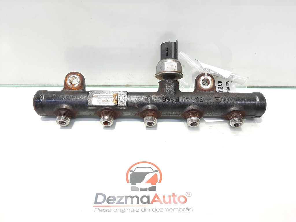 Rampa injectoare, Peugeot 407 SW [Fabr 2004-2010] 2.0 hdi, RHR, 9681649580 (id:418010)