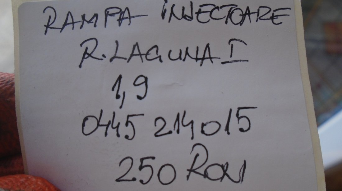 Rampa injectoare renault laguna 1 1.9 cod 0445214015