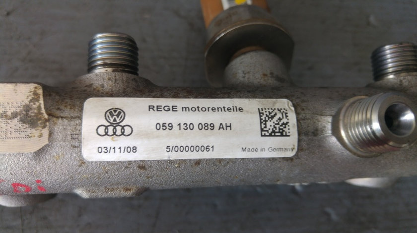 Rampa injectoare stanga cu senzor 2.7 tdi audi a6 4f 059130089ah