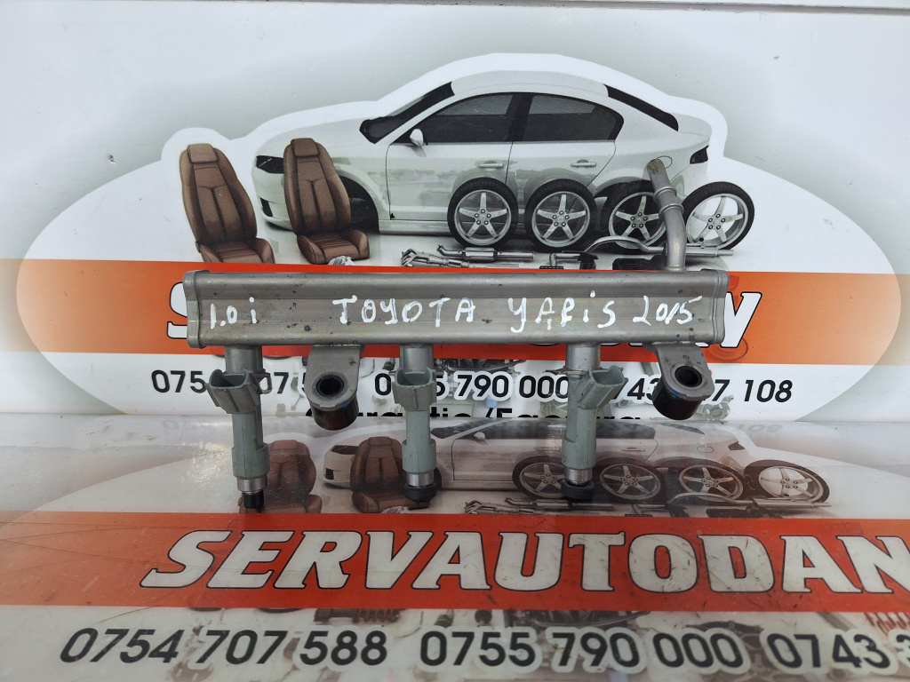 Rampa injectoare Toyota Yaris (2005->) 1.0 Benzina 2015, 23250-00030