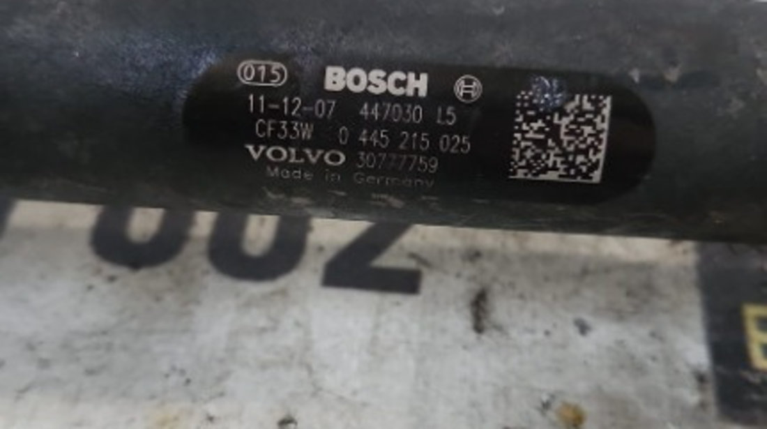 Rampa injectoare Volvo XC60 2.0 D5244T15 2011 Euro 5 Cod : 0445215025 / 30777759
