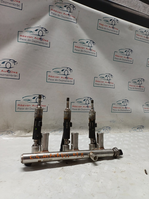 Rampa plus injectoare Citroen C5 Aircross 1.2 Benzina 2019, 9811353880 / 9822715980 / 3 INJECTOARE