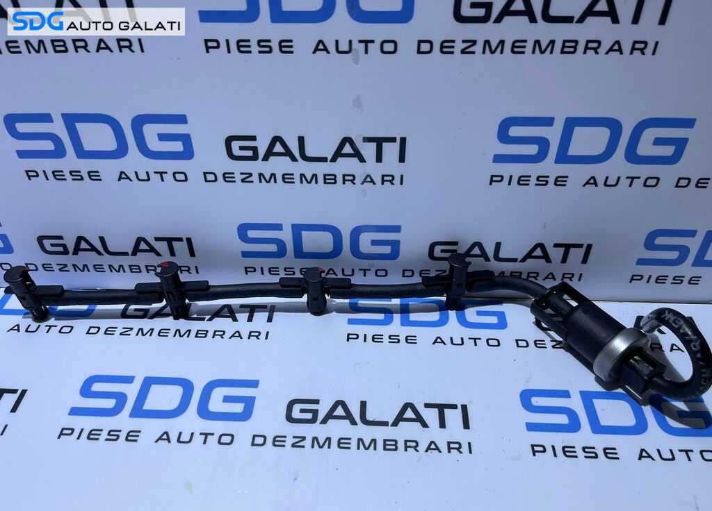 Rampa Retur Injectoare cu Supapa VW EOS 2.0 TDI CBAB 2009 - 2011 Cod 03L130235K
