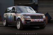 Range Rover cu caroseria ruginita